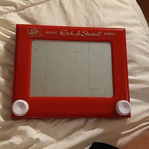 Magic Etch A Sketch screen, world of toys, Ohio art Original, Vintage Toy